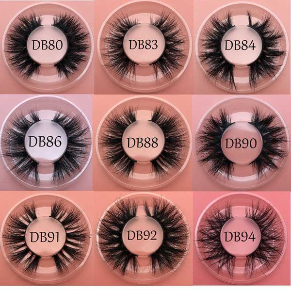 

3d real mink eyelashes 1pair luxury mink false lashes 10-20mm length custom packaging makeup tools