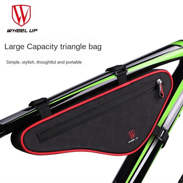 

wheelup triangle beam mountain bike front saddle bag tube bag riding equipment bicycle bicycle