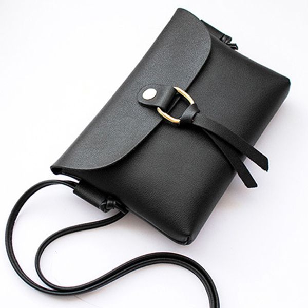 

female small tassel handbag purse fashion artificial leather mini crossbody bag for ladies solid color elegant bags