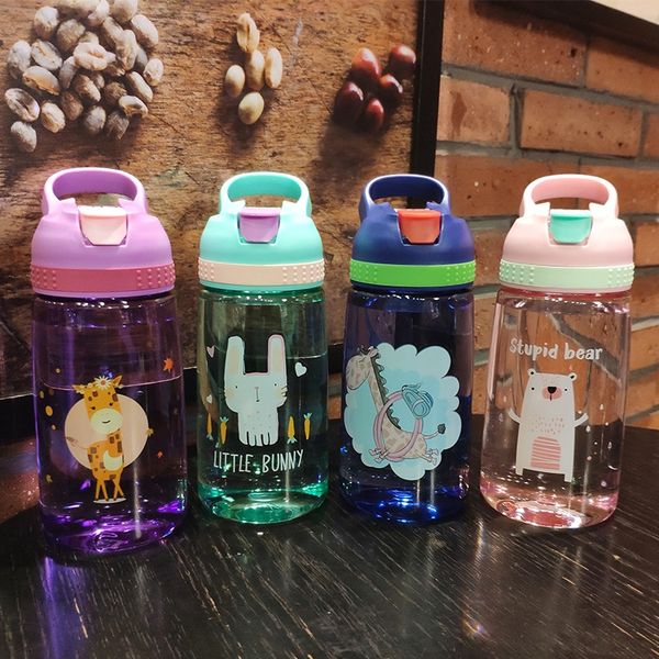 

rxulh creative portable straw plastic children's cute straw for primary school students female cartoon heat-resistant drop-proof plasti