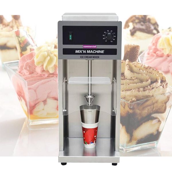 750W yüksek kaliteli dondurma çalkalayıcı mikser blender ticari süt sallamak dondurma karıştırma makinesi