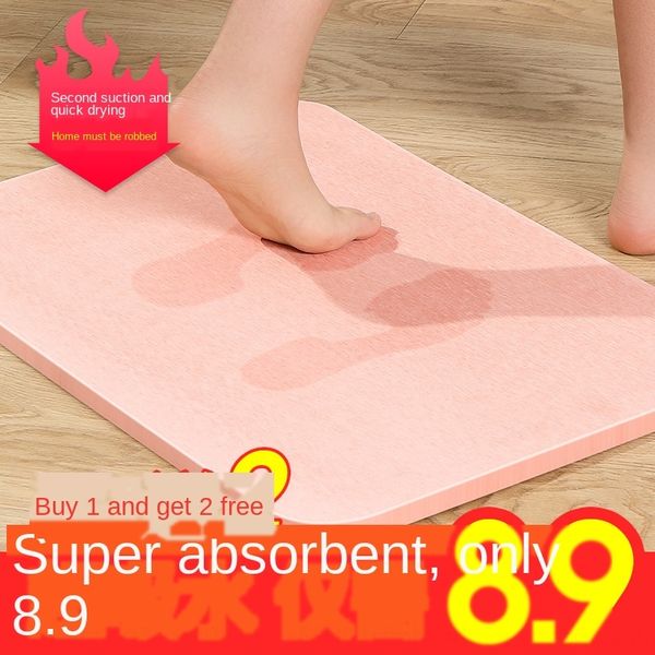 

diatom mud water-absorbing bathroom anti-skid toilet door overspeed dry board seaweed floor mat soil floor mat household