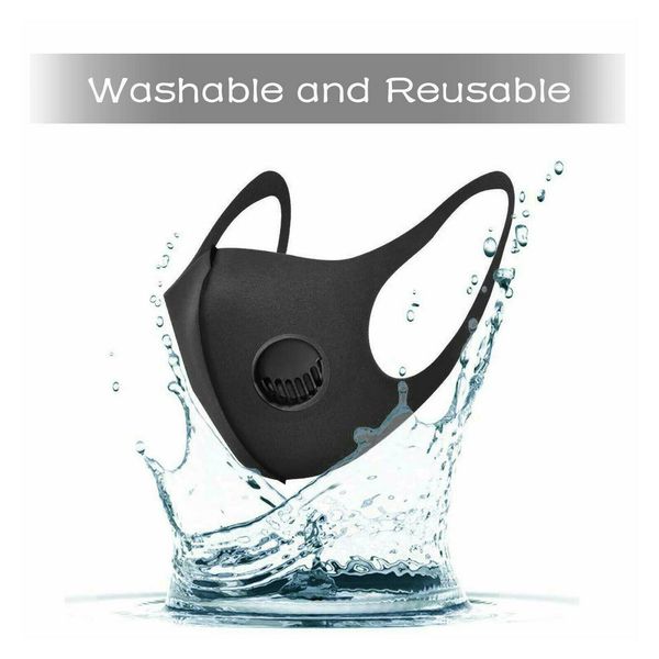 

respirator protective mask respirator washable and reusable black