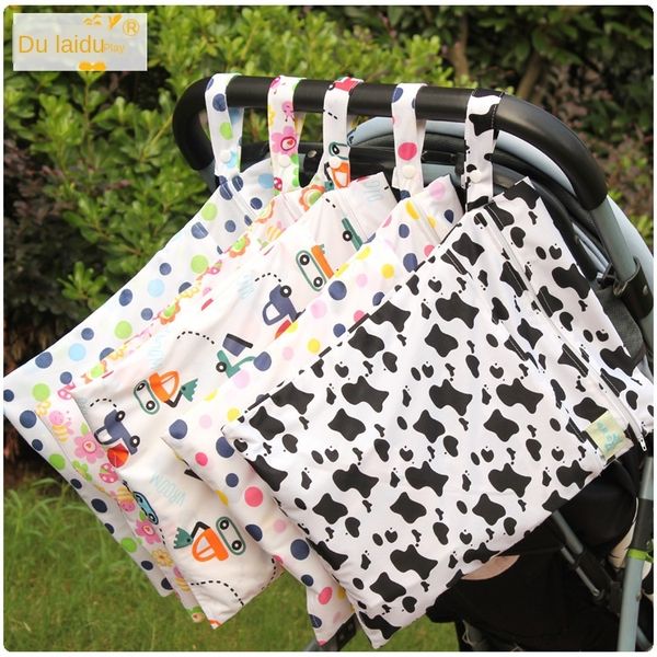 

dudaidudu play mother and waterproof washable baby stroller diaper storage hanging waterproof bag baby out diaper bag