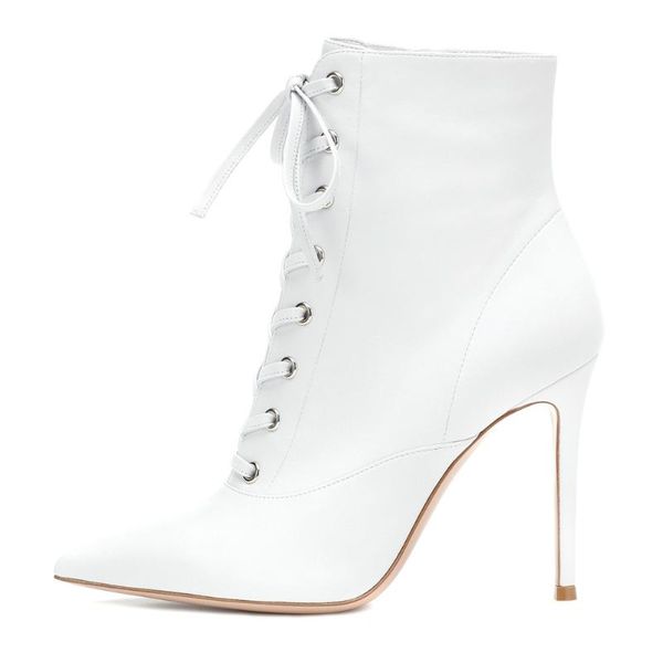 

stunning2020 черных женщины кружево белого остроконечные сапоги на высокий каблук большого размера straight, Black