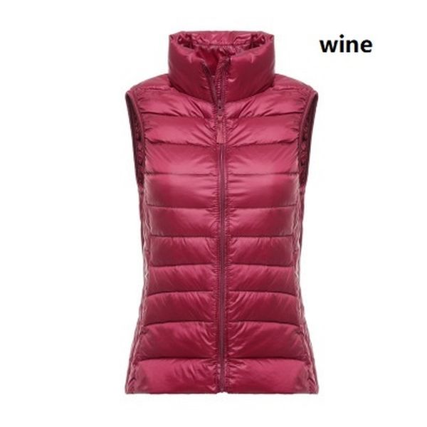 

zogaa lightweight women parkas vest winter warm clothes sleeveless casual jacket waistcoat women's slim solid jackets outwear, Black