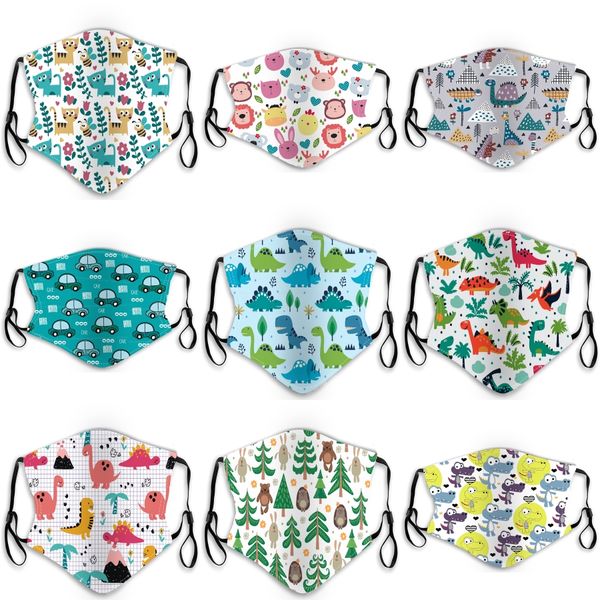 

party anime cute bear mask kids fun fancy dress lower half face mouth muffle mask reusable dust warm windproof cotton mask 105