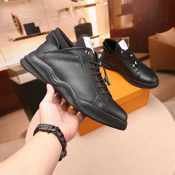 

new3 fashion wild men's shoes casual breathable sports personality men's shoes business comfortable travel men's shoes zapato, Black