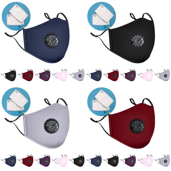 

new cycling masks face masks anti-dust sponge woman men designer masks fashion printed black washable face mask 5 styles fy9122#161