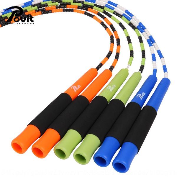 

0xweg puwei children's puwei children's adjustable pattern bamboo sports rope skipping student bubble face handle pattern performa