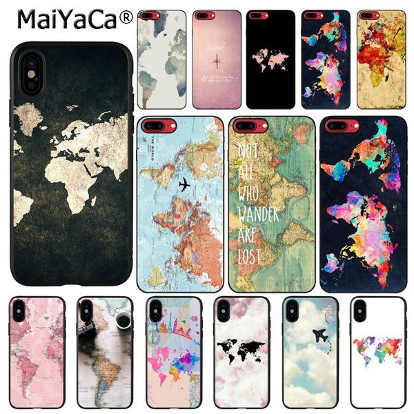 

maiyaca travel in the world map plane plans phone case for iphone 11 pro 11pro max 8 7 6 6s plus x xs max 5 5s se xr