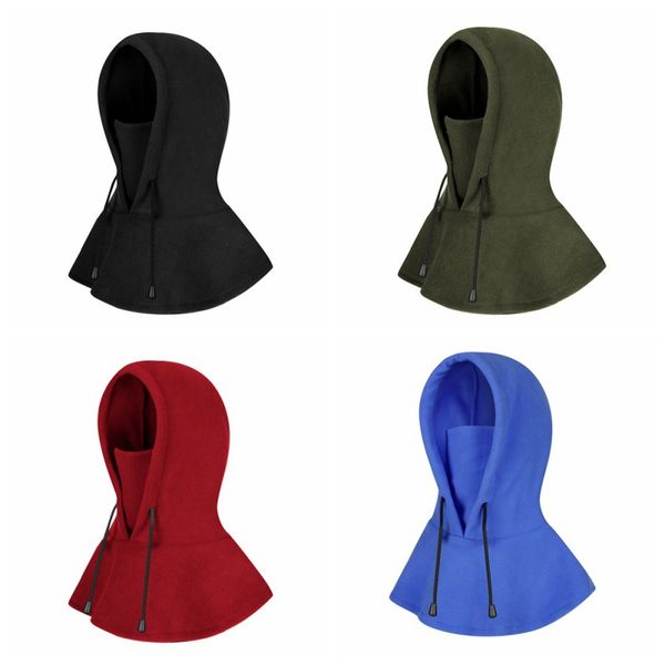 

cycling caps & masks cap outdoor riding winter thickening hooded hat cold bib ear protection warm, Black