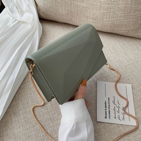 

winter new high-quality women's bag 2020 new fashion simple one-shoulder messenger chain small square bag mochila mujer