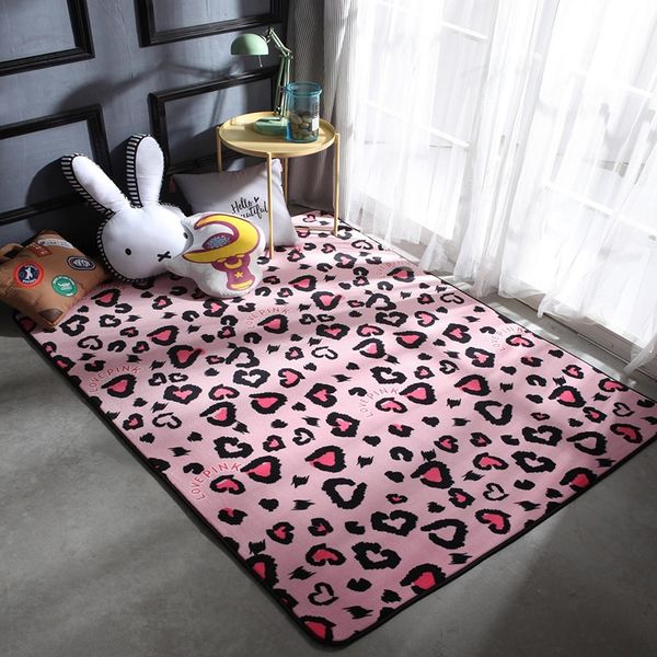 

home bedroom living carpet room cartoon cute carpet french velvet floor fashionable nordic thickened mat children's climbing mat