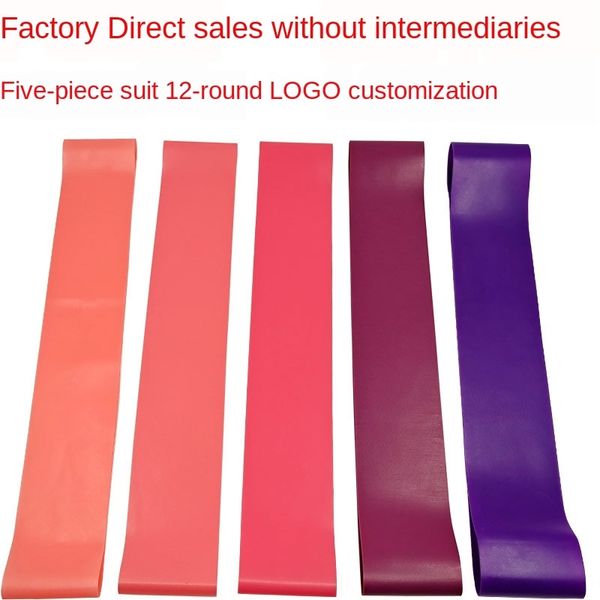 

tpe yoga pink stretch band ring latex stretch rope latex resistance band yoga ring