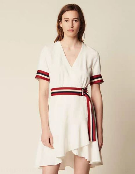 

fadan 19 летнего стиль цвет пояс скачки крест v-образный вырез fadan платье 19 летнего стиль цвет пояс скачки крест платье v-образный вырез, Black;gray