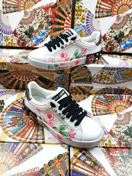 

2020l new trend leather casual shoes fashion men and women comfortable sneakers hand-painted doodle wild couple shoes, size 35-451, Black