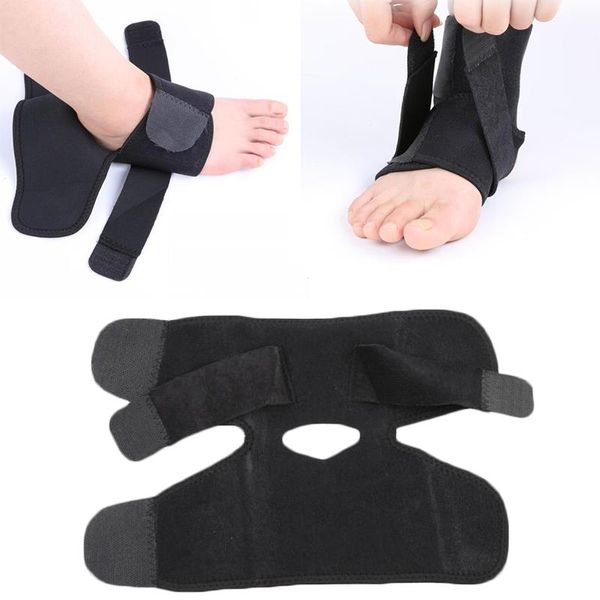 

brace support safety sportswear strap ankle splint adjustable sprain protection, Blue;black