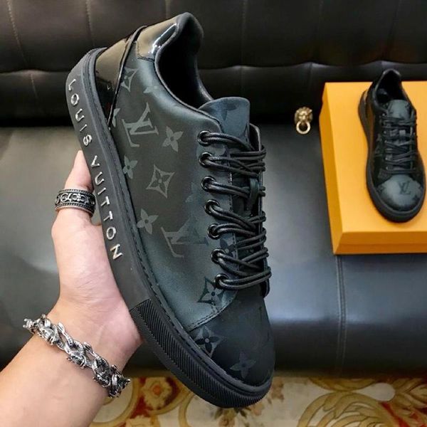 

men 's shoes popular high fashion styles sneakers vintage herren luxus marken schuhe sports low lace -up luxury casua