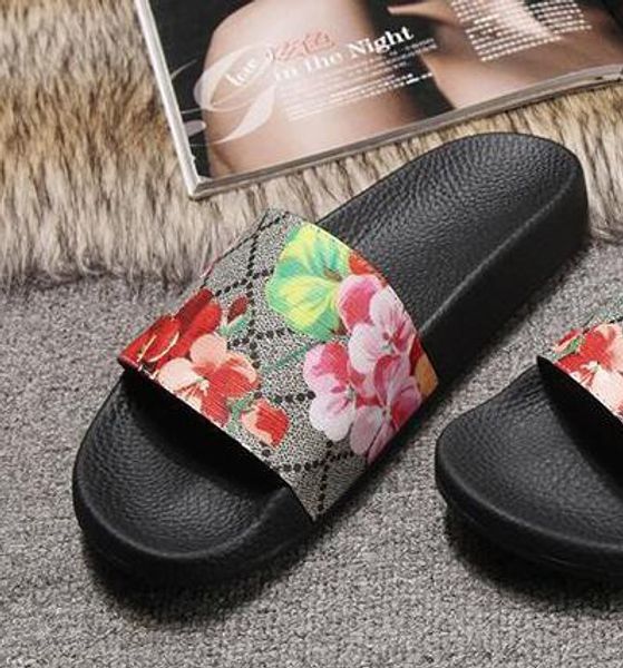 

europ luxury slide summer fashion wide flat slippery with thick sandals slipper men women sandals designer shoes flip flops slipper cs02, Black