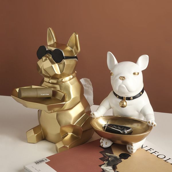 

northern european-style light luxury bucket storage decoration creative animal tissue box tray living room tea table home decoration