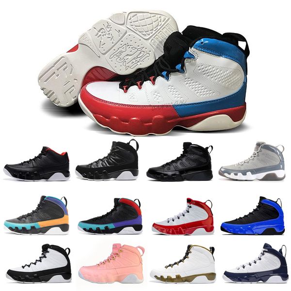 

2020 new racer blue chameleon 9 9s men basketball shoes bred gym red black blue unc chameleon regon ducks mens trainers sports sneakers