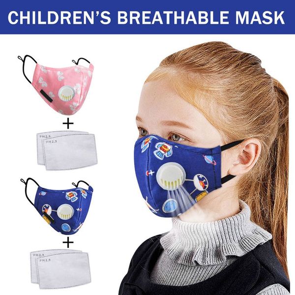 

kids reusable cute cartoon dustproof pm2.5 pollution respirator cover masks