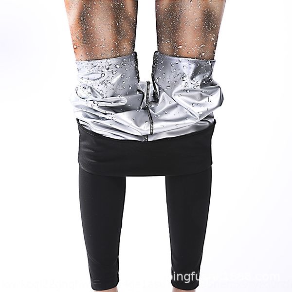 

women's sportswear sportswear pants suit men's sweat clothes sweat belt fitness clothes, Black