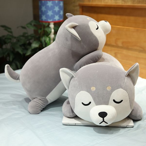 

new creative husky hyena plush toy soft husky long doll pillow children doll