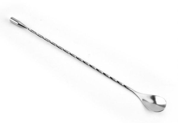 

wholesale hight quality new 304 stainless steel long spoon cocktail stick bar cocktail stir stick long spoon cold drink spoon bar tool