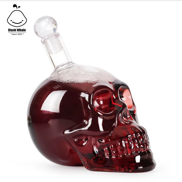 2020 Creative Crystal Skull Head Whiskey Vodka Wine Decanter Bottle