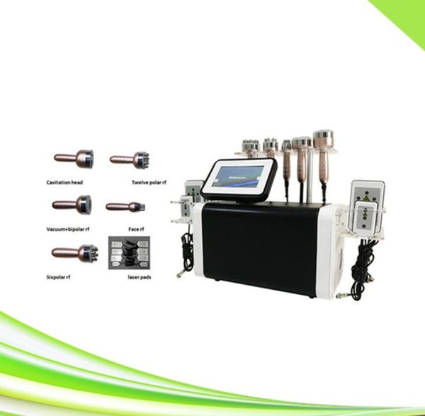 

6 in 1 portable ultrasonic cavitation rf lipo laser fat burning slimming vacuum cavitation system