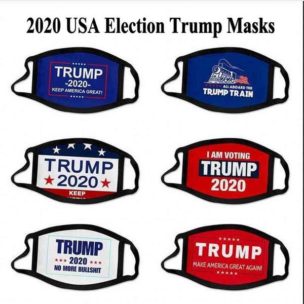

2020 Election Stock Trump Cotton Face Masks Keep America Great Again Cosplay Biden Party Masks Anti Dust Washable Breathable Mouth Cover