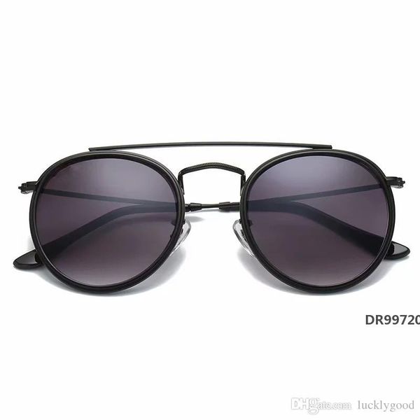 

new arrial 3647 steampunk sunglasses women men metal frame double bridge glass lense retro vintage sun glasses goggle with box raydr99720, White;black