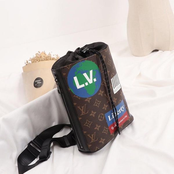 

drop ship vintage fashion womens luxury designer leather bucket bag handbag drawstring shoulder bag messenger crossbody bags with origin box