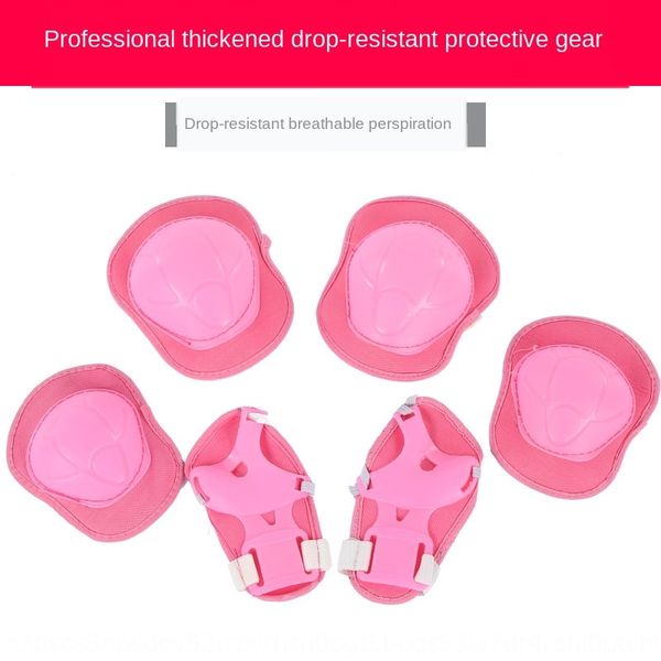 

b5qhf children's protective gear roller skating protective gear riding sports skating bicycle knee pads protection bicycle protection e, Black;gray
