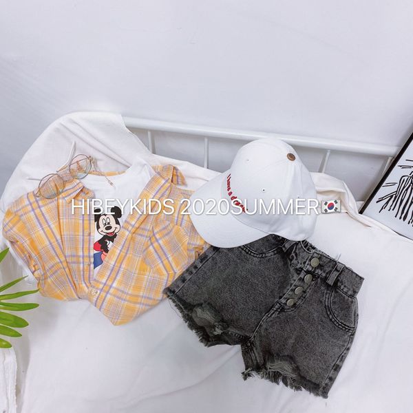 

детские плед с короткими рукавами рубашки одежды рубашки солнцезащитный крем одежда 2020 лето новый ребенок тонкий солнцезащитный крем пальт, White;black