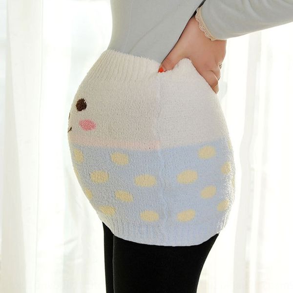 

mzjf5 autumn and winter double-layer thickened pants keep home warm pregnant women's half velvet belly protection warm base home belly, Black;brown