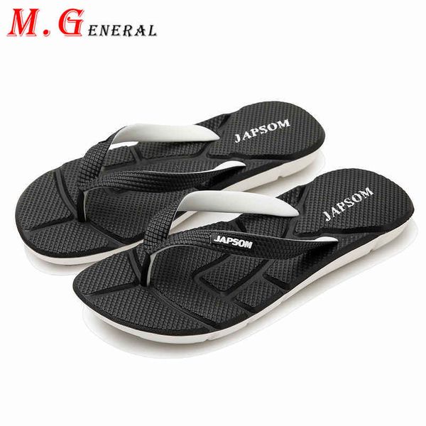 

flip flops men beach summer shoes man soft massage home slippers fashion large sizes casual men's sandals outdoor lazy shoes c27, Black
