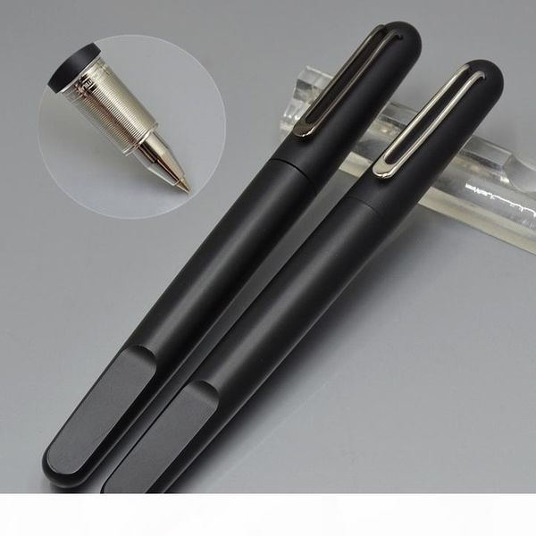 

luxury m series matte black roller ball pen magnetic shut cap rollerball pen school office supplies with monte brands man cufflinks, Silver