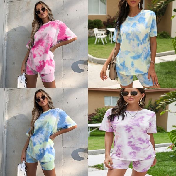 

an и американских женщин tight sexy сумка hip navel двух- 1pcs tie-dye печати костюм горячие модели # 481, Gray