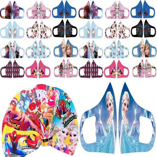 

kids face mask motorcycle face mask bandanas character cartoon facemask face mouth nose protection dhl washable reusable mask sports2005 kod, Black