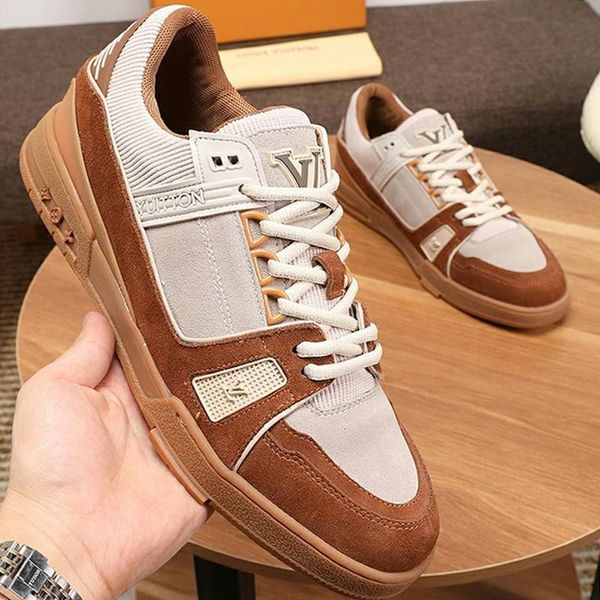 

new mens shoes fashion leather zapatos de hombre flats luxury sports footwears breathable casual shoes trainer sneaker luxury chaussures, Black