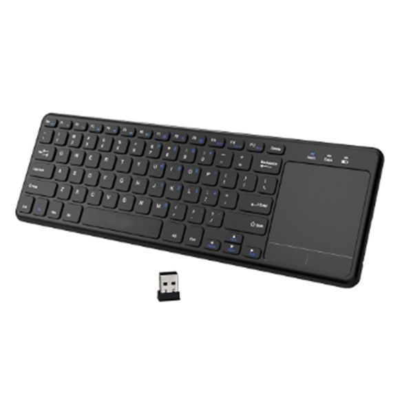 

оптовая супер тонкого bluetooth клавиатура с сенсорной панелью для офиса домашнего пк портативного компьютера смартфона смарта-тва встроенно