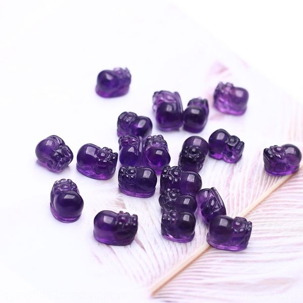 

btzuh star shower natural stone amethyst amethyst mythical wild diy crystal accessory crystal animal accessories mythical wild animal bracel, Silver