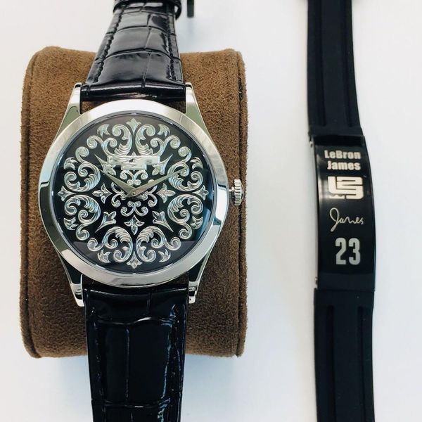 

fl factory carved watches automatic mechanical movement cal.240 watch 38.6mm18k platinum case with sapphire crystal glass