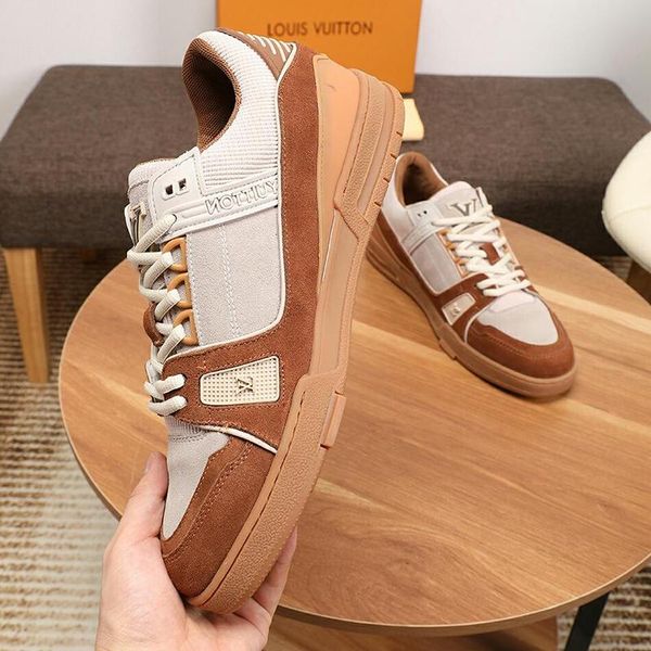 

fast delivery trainer sneaker men 's shoes new arrival autumn and winter luxury breathable lace -up shoes fashion sneakers flats platf
