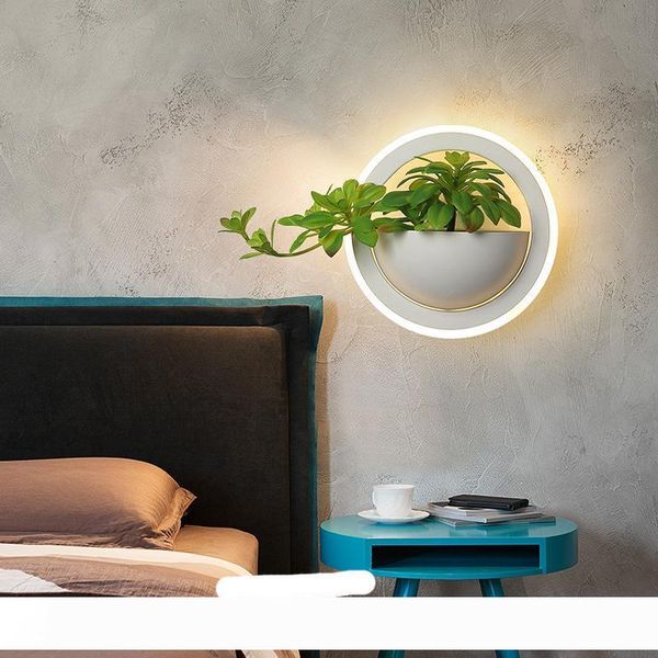 

Modern Wall Lamp Round LED Acrylic Wall Lights Sconce For Bedroom Corridor Living Room industrial decor Light Fixtures