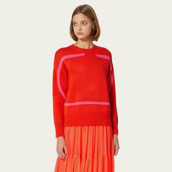 

tino women fashion sweater new high-quality clothes ladies wear letter printed sweaters fashion stylist style pullovers 2020 wholesale, White;black