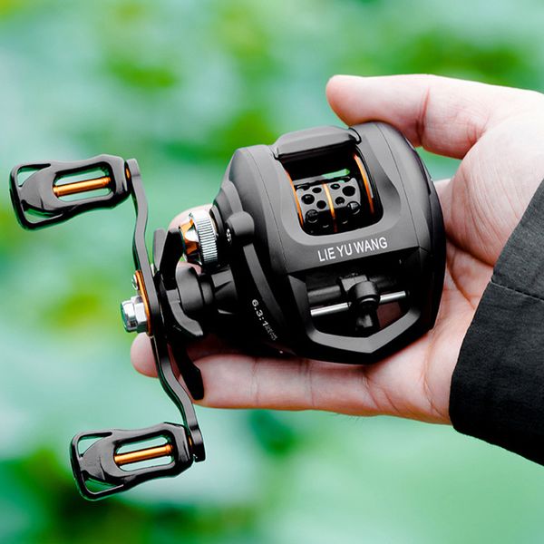 

baitcasting fishing reel shallow spool coil drag 8 kg high speed 6.3:1 light lure reel magnetic microlead bait casting reel yuyu